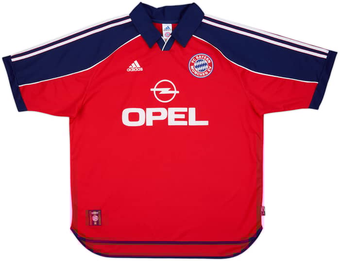 1999-01 Bayern Munich Home Shirt Santa Cruz #24 - 9/10 - (XL)