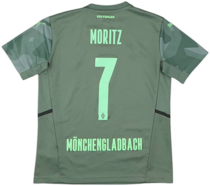 2021-22 Borussia Monchengladbach Away Shirt Moritz #7 - 6/10 - (M.Boys)