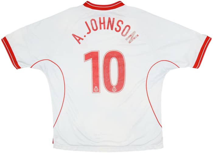 2000-01 Nottingham Forest Away Shirt A.Johnson #10 - 5/10 - (XXL)