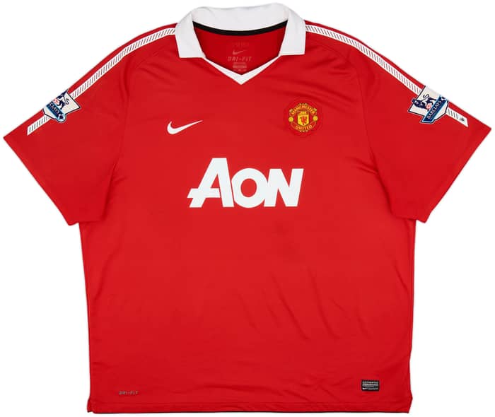 2010-11 Manchester United Home Shirt Scholes #18 - 5/10 - (3XL)
