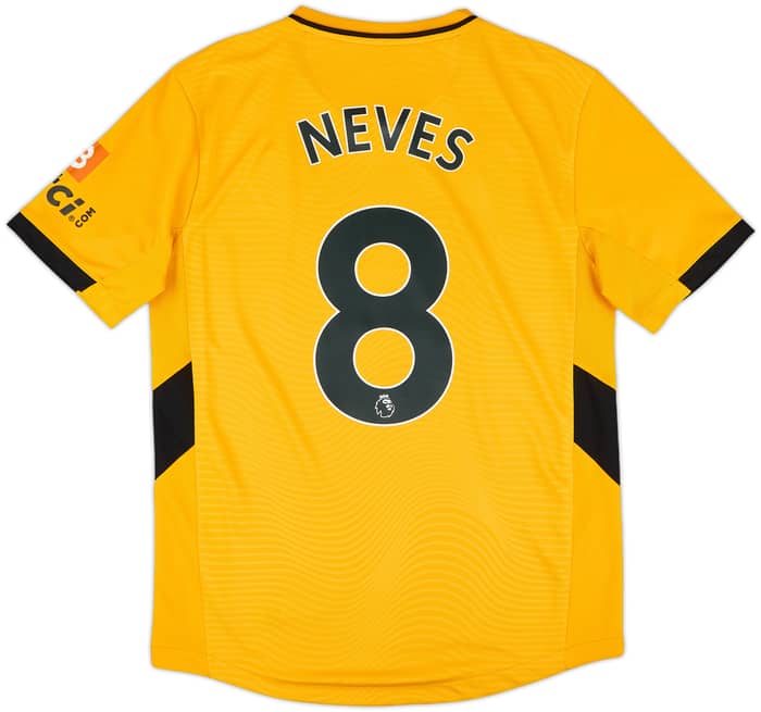 2020-21 Wolves Home Shirt Neves #8 - 10/10 - (M)