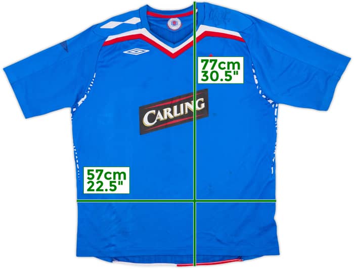 2007-08 Rangers Home Shirt - 6/10 - (XXL)