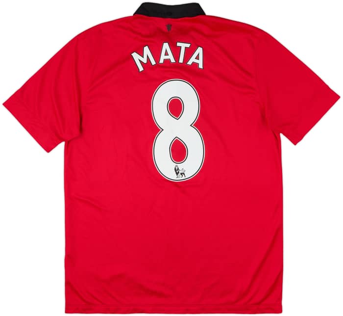 2013-14 Manchester United Home Shirt Mata #8 - 7/10 - (L)