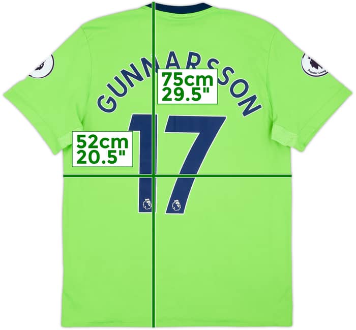 2018-19 Cardiff Third Shirt Gunnarsson #17 - 5/10 - (L)