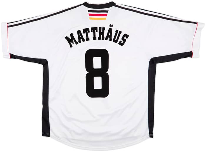 1998-00 Germany Home Shirt Matthaus #8 - 6/10 - (XL)