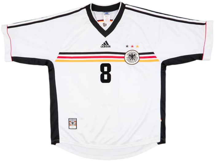 1998-00 Germany Home Shirt Matthaus #8 - 6/10 - (XL)