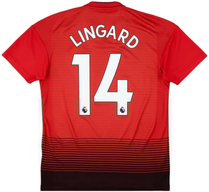 2018-19 Manchester United Home Shirt Lingard #14 - 9/10 - (S)