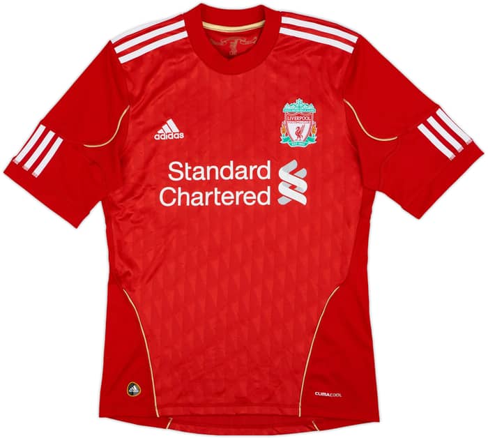 2010-12 Liverpool Home Shirt Gerrard #8 - 5/10 - (S)