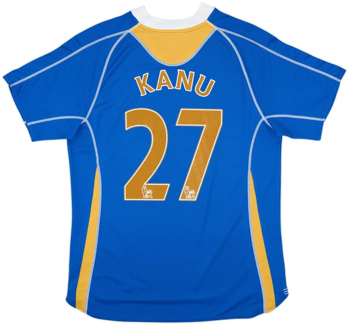 2007-08 Portsmouth Home Shirt Kanu #27 - 6/10 - (M)