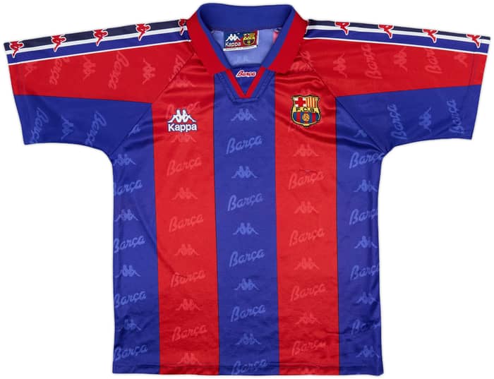 1995-97 Barcelona Home Shirt - 7/10 - (L)