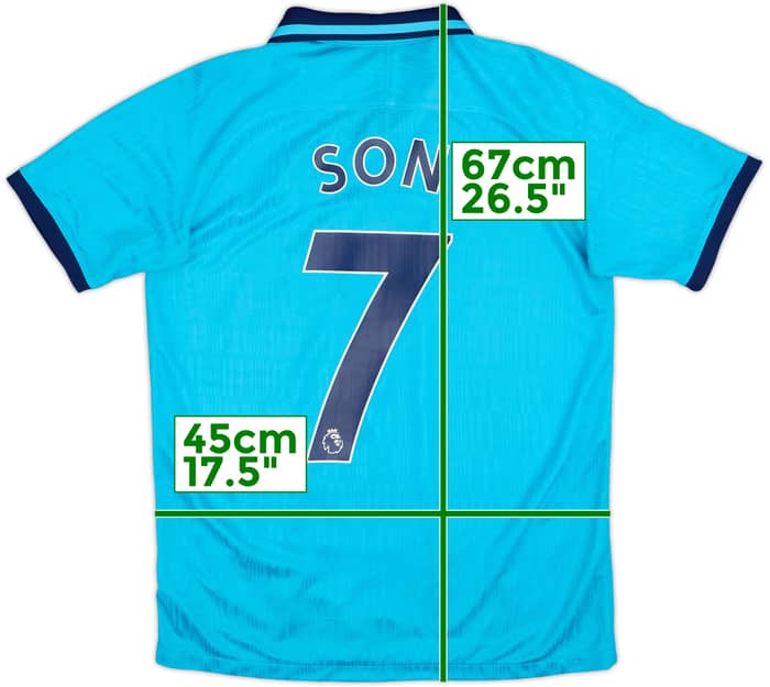 2019-20 Tottenham Third Shirt Son #7 - 8/10 - (XL.Boys)