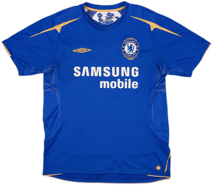 2005-06 Chelsea Centenary Home Shirt Drogba #15 - 6/10 - (M)