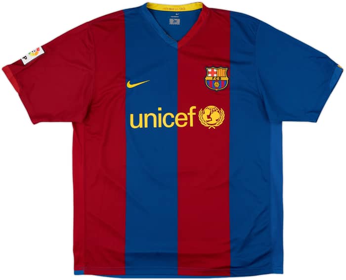 2006-07 Barcelona Home Shirt Ronaldinho #10 - 9/10 - (XL)