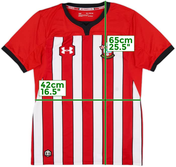 2018-19 Southampton Home Shirt #16 - 5/10 - (XL.Boys)