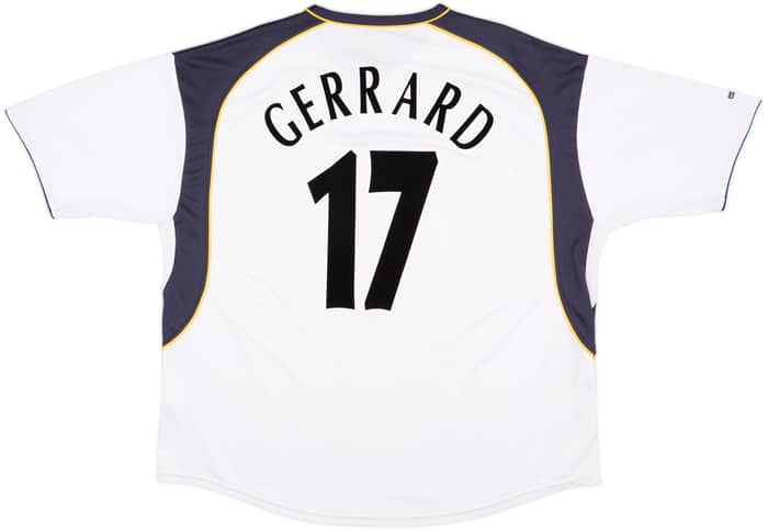 2001-03 Liverpool Away Shirt Gerrard #17 - 6/10 - (3XL)