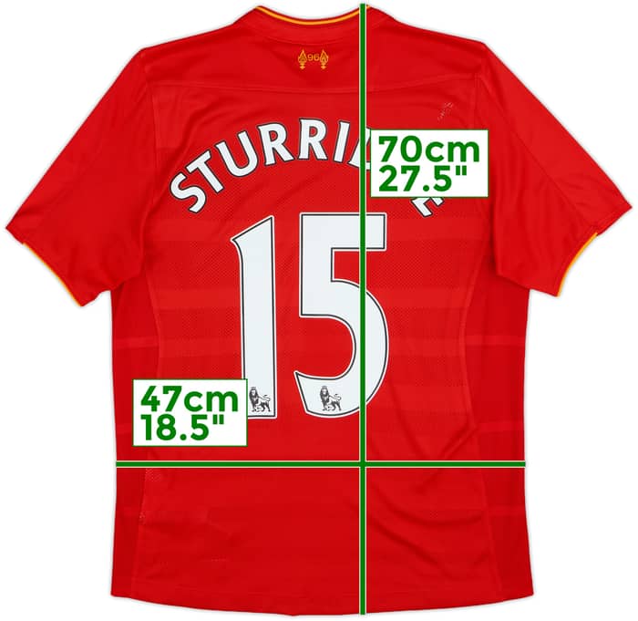 2016-17 Liverpool Home Shirt Sturridge #15 - 7/10 - (XL.Boys)
