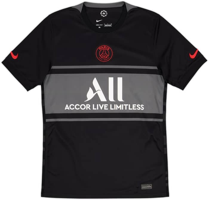 2021-22 Paris Saint-Germain Third Shirt Neymar Jr #10 - 8/10 - (S)