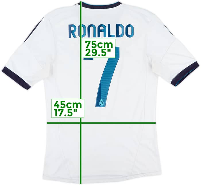 2012-13 Real Madrid Home Shirt Ronaldo #7 - 5/10 - (S)