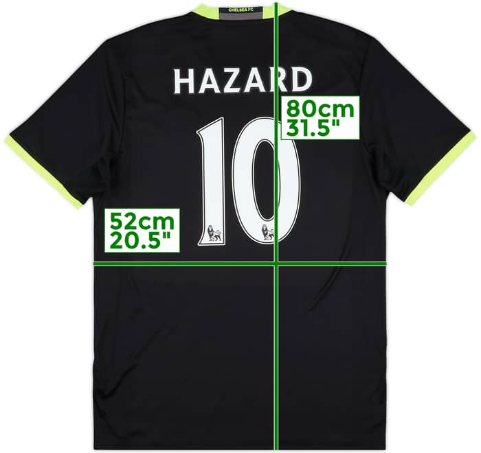 2016-17 Chelsea Away Shirt Hazard #10 - 6/10 - (L)