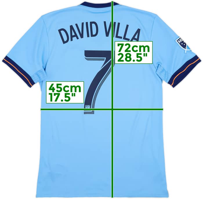 2017-18 New York City Home Shirt David Villa #7 - 9/10 - (S)