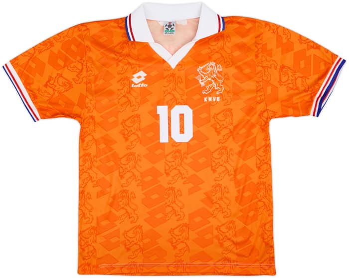 1992-94 Netherlands Home Shirt Bergkamp #7 - 9/10 - (L)