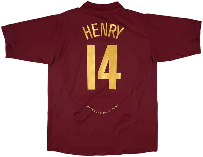 2005-06 Arsenal Home Shirt Henry #14 - 10/10 - (XXL)