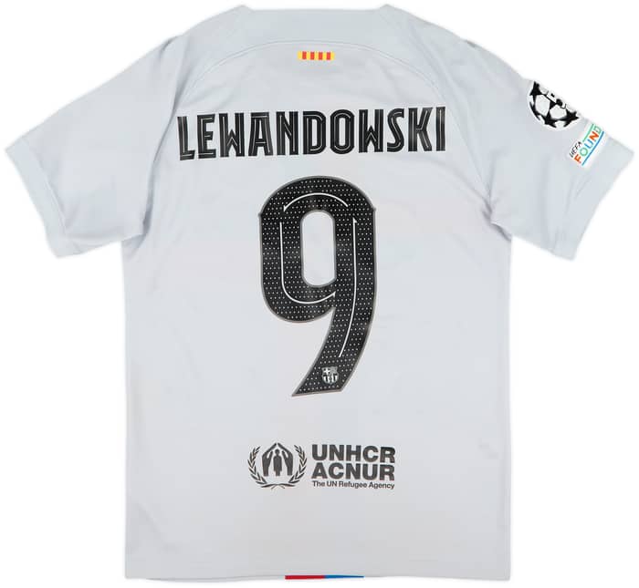 2022-23 Barcelona Third Shirt Lewandowski #9 - 8/10 - (S)