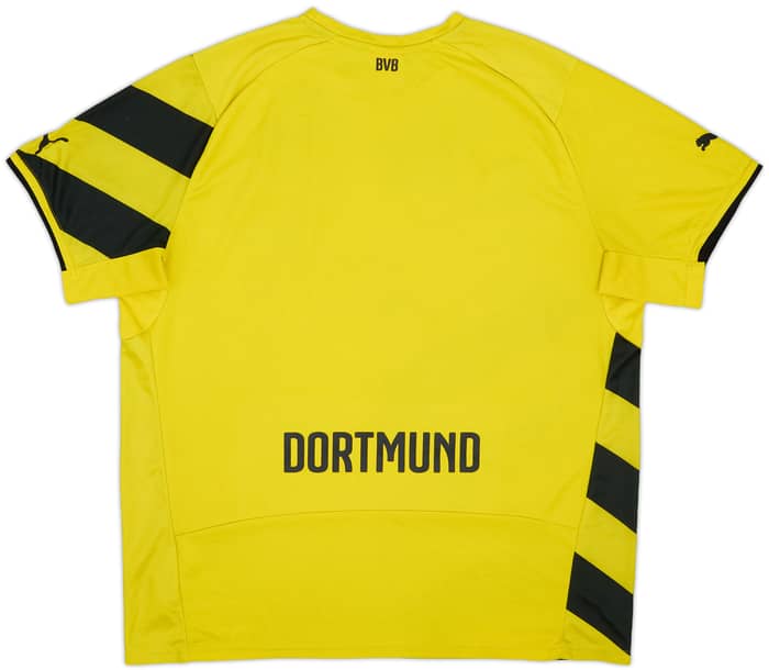 2014-15 Borussia Dortmund Home Shirt - 4/10 - (XL)