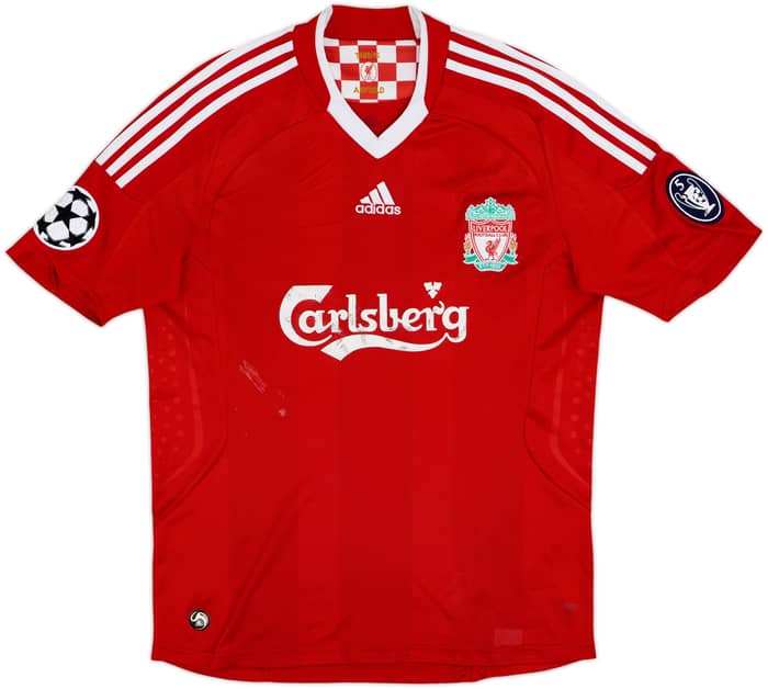 2008-10 Liverpool Home Shirt Gerrard #8 - 5/10 - (M)