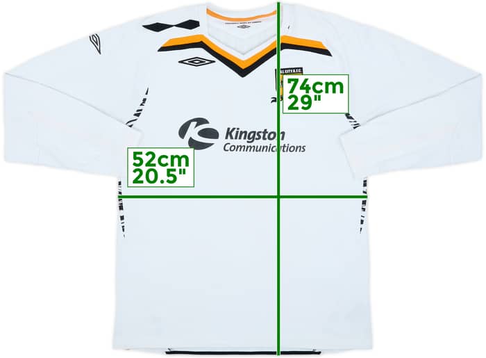 2007-08 Hull City Away L/S Shirt - 4/10 - (L)