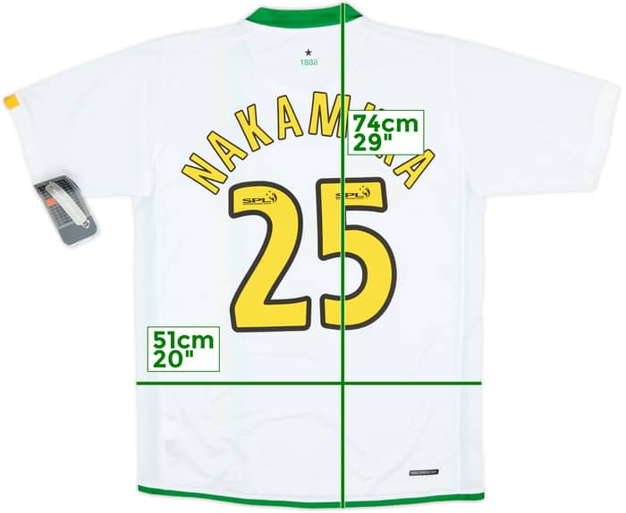 2006-08 Celtic European Shirt Nakamura #25 (M)