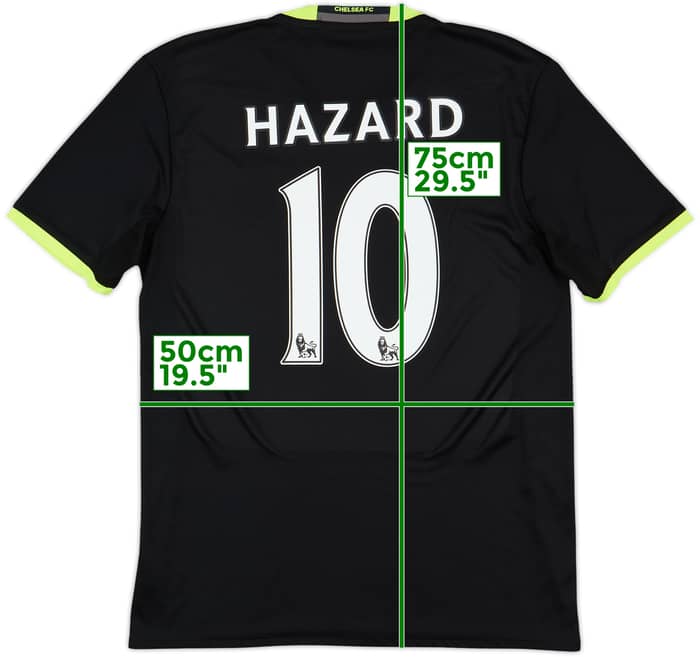 2016-17 Chelsea Away Shirt Hazard #10 - 8/10 - (M)