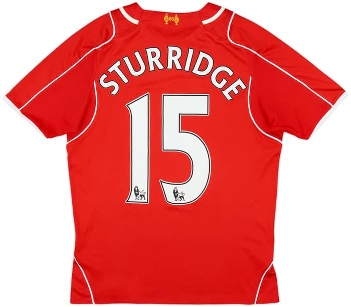2014-15 Liverpool Home Shirt Sturridge #15 - 7/10 - (S)