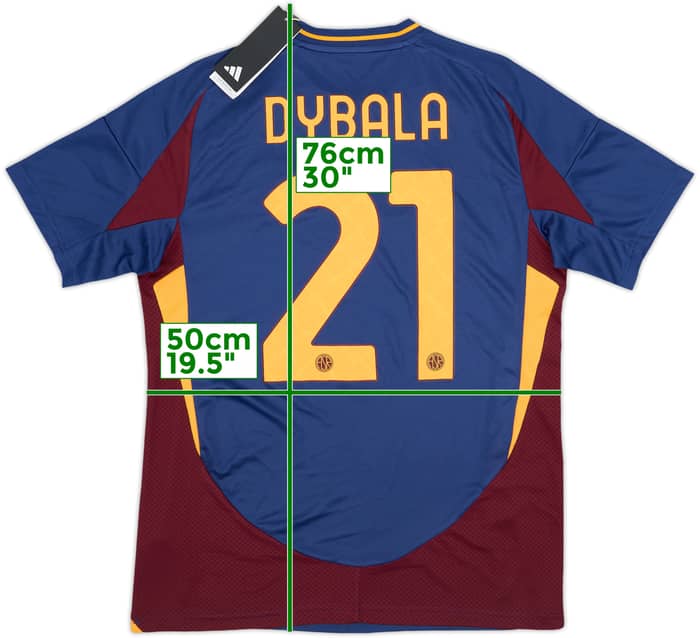 2024-25 Roma Third Shirt Dybala #21 (M)