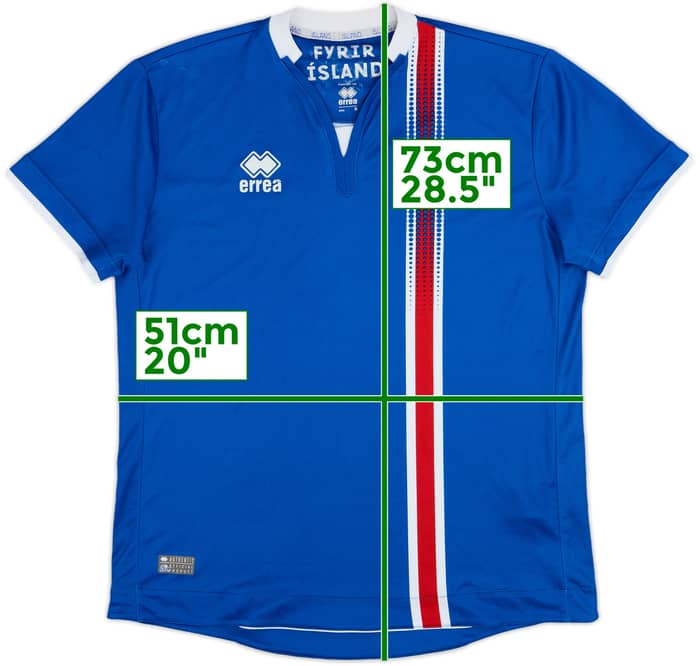 2016-18 Iceland Home Shirt - 4/10 - (S)