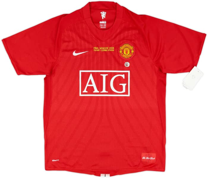 Camiseta Final de local del Manchester United 2007-09 Ronaldo #7 (M)