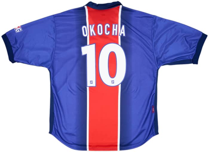 1998-99 Paris Saint-Germain Home Shirt Okocha #10 - 9/10 - (XL)