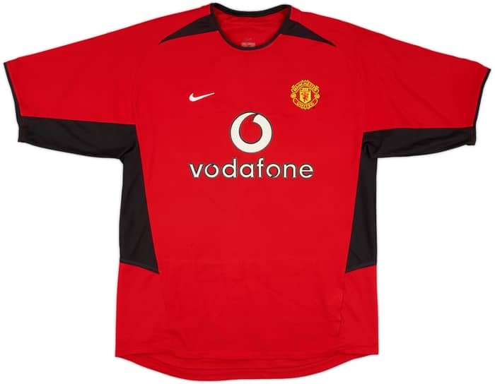 2002-04 Manchester United Home Shirt Ferdinand #6 - 7/10 - (M)
