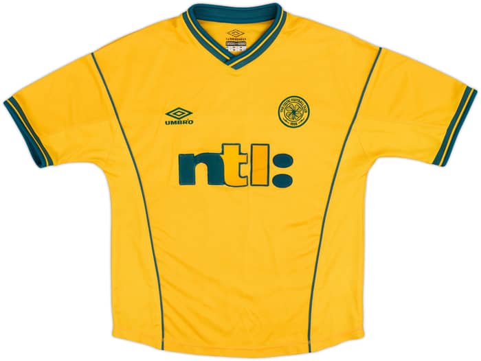 2000-02 Celtic Away Shirt Larsson #7 - 8/10 - (Y)