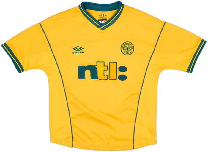 2000-02 Celtic Away Shirt Larsson #7 - 8/10 - (Y)