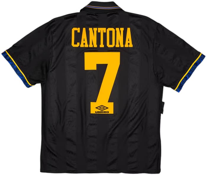 1993-95 Manchester United Away Shirt Cantona #7 - 8/10 - (M)