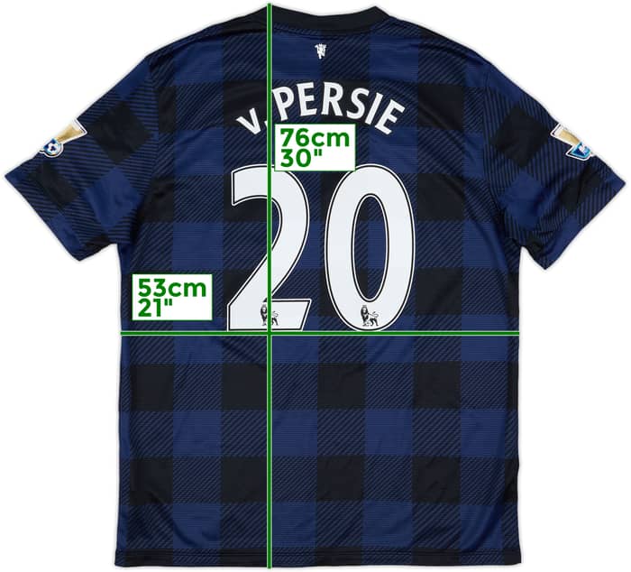 2013-14 Manchester United Away Shirt v.Persie #20 - 5/10 - (L)