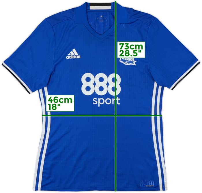 2016-17 Birmingham Home Shirt - 6/10 - (M)