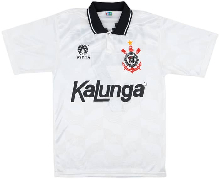 1992-94 Corinthians Home Shirt #7 - 6/10 - (L)