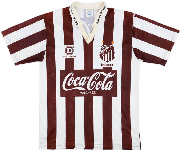 1993 Santos Away Shirt #10 - 8/10 - (L)