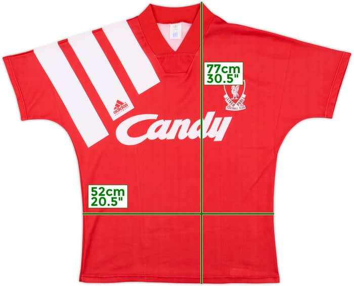 1991-92 Liverpool Home Shirt - 9/10 - (M)
