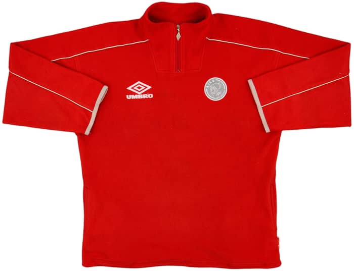 1996-97 Ajax Umbro 1/4 Zip Fleece Top - 8/10 - (L)