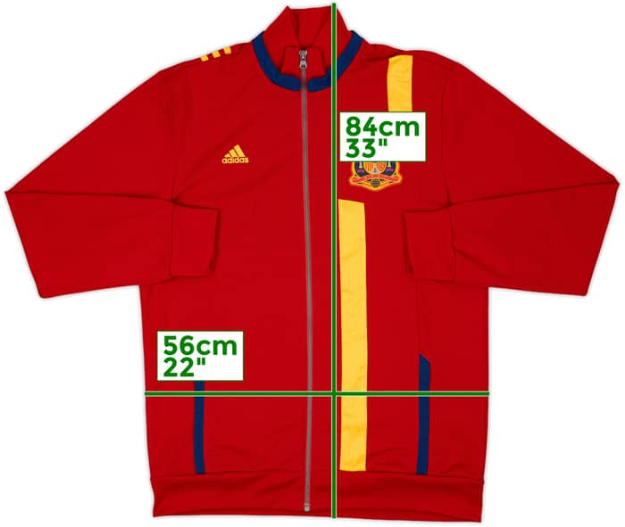 2012-13 Spain adidas Track Jacket - 8/10 - (L)