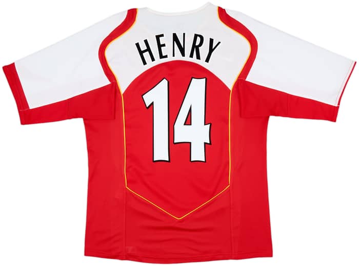 2004-05 Arsenal Home Shirt Henry #14 - 9/10 - (L)