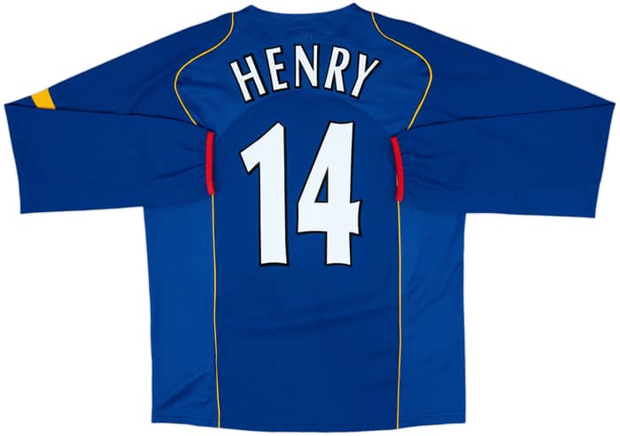 2004-06 Arsenal Away L/S Shirt Henry #14 - 9/10 - (L)